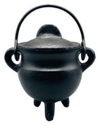 4" cast iron cauldron