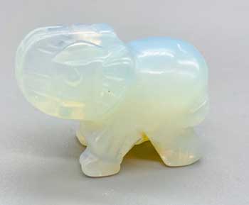 (set of 2) 1.5" Opalite Elephant