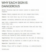 Why the signs are dangerous