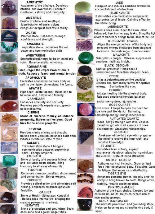 Gem stones are valued for their healing properties, and their ability to hold and channel energies