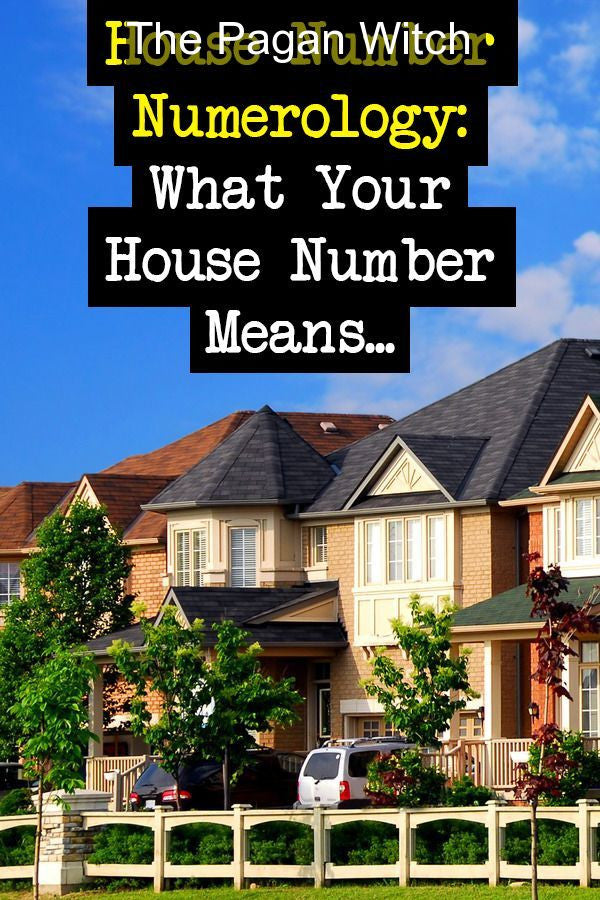 Numerology Of House Numbers