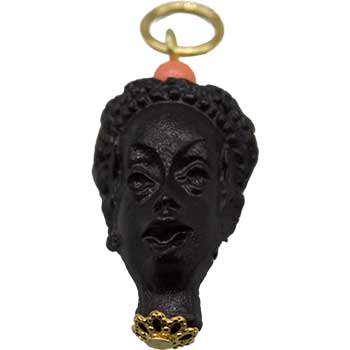African Head Man amulet (plastic)