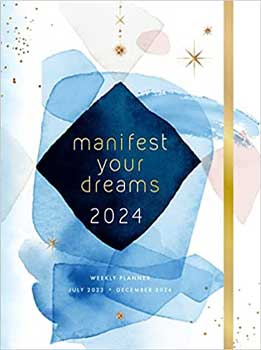 
            
                Load image into Gallery viewer, July 2023- Dec 2024 Manifest your Dreams weekly planner (hc)
            
        