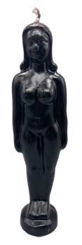 6 3/4" Black Woman candle
