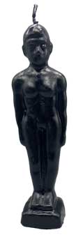 
            
                Load image into Gallery viewer, 6 3/4&amp;quot; Black Man candle
            
        