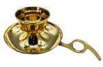 Classic Brass Chamberstick taper candle holder