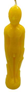 
            
                Load image into Gallery viewer, Yellow Male candle
            
        