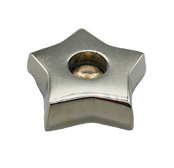 1 1/2" Silver Star chime holder