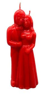 9 1/2" Red Marriage candle
