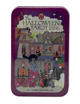 
            
                Load image into Gallery viewer, Halloween Tarot tin by West &amp;amp; Kipling
            
        