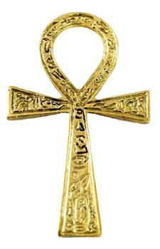 
            
                Load image into Gallery viewer, 2 3/8&amp;quot; x 4&amp;quot; Ankh brass
            
        