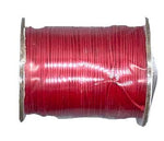 Red Waxed Cotton cord 1mm 100 yds