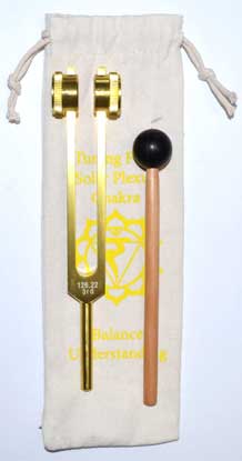 
            
                Load image into Gallery viewer, 8 1/2&amp;quot; Solar Plexus (yellow) tuning fork
            
        