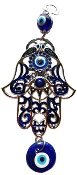 
            
                Load image into Gallery viewer, Hand Evil Eye wall hanging
            
        