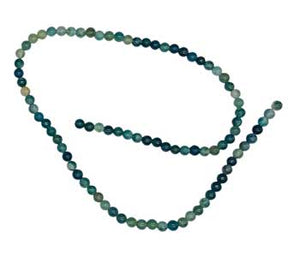 4mm  Moss Agate beads