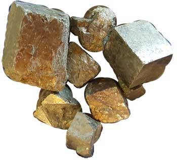 
            
                Load image into Gallery viewer, 1 lb Pyrite cubed stones
            
        