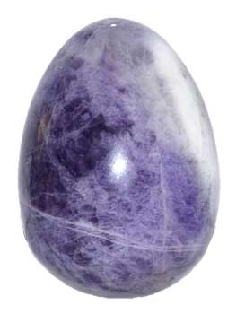 
            
                Load image into Gallery viewer, 2&amp;quot; Amethyst, Cheveron egg
            
        