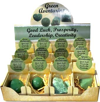 Aventurine, Green gift box (set of 12)