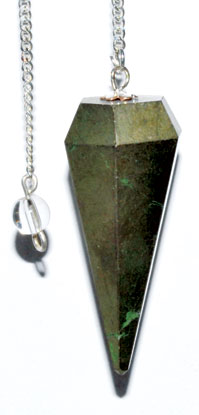 6-sided Pyrite pendulum