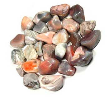 
            
                Load image into Gallery viewer, 1 lb Agate, Botswana tumbled stones
            
        