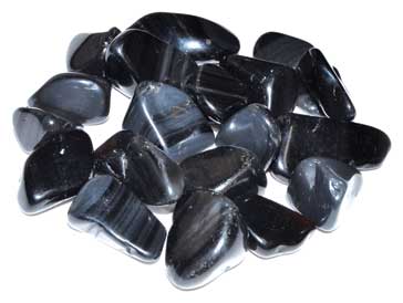 
            
                Load image into Gallery viewer, 1 lb Obsidian, Rainbow tumbled stones
            
        