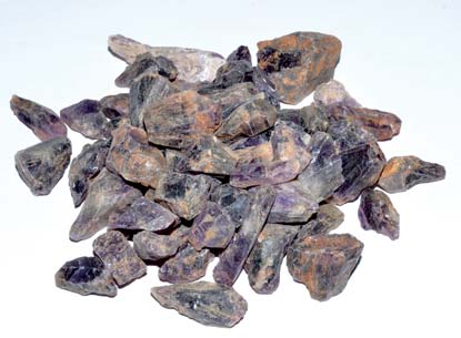 1 lb Amethyst untumbled stones