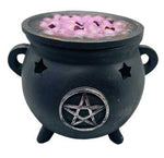 3 1/4" Cauldron with Pentagram burner