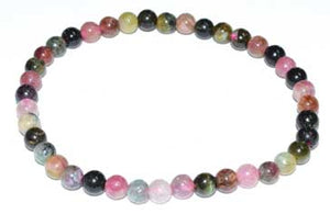 
            
                Load image into Gallery viewer, 5-7mm Tourmaline, Pink Mix bracelet
            
        