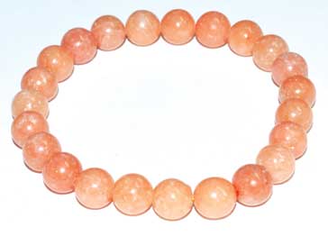 
            
                Load image into Gallery viewer, 8mm Calcite, Peach bracelet
            
        