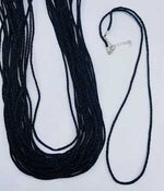 (set of 25) 24" Braided Necklace Black Cord 2mm