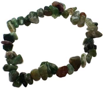 
            
                Load image into Gallery viewer, Bloodstone chip bracelet
            
        