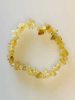 
            
                Load image into Gallery viewer, Citrine chip bracelet
            
        