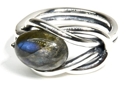 
            
                Load image into Gallery viewer, size 9 Labradorite ring
            
        