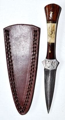 7" Baby Stag Damascus athame