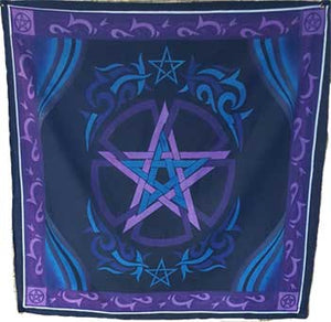 
            
                Load image into Gallery viewer, 36&amp;quot; x 36&amp;quot; Pentagram altar cloth
            
        