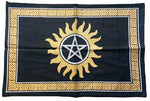 13"x19" Pentagram altar cloth