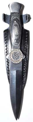 Rune Triquetra athame
