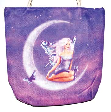 
            
                Load image into Gallery viewer, 14&amp;quot; x 16&amp;quot; Fairy jute tote bag
            
        
