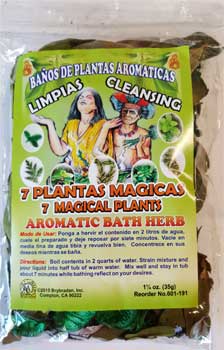1 1/4oz 7 Magical Plants aromatic bath herb