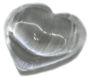 
            
                Load image into Gallery viewer, 4&amp;quot; Selenite Heart bowl
            
        