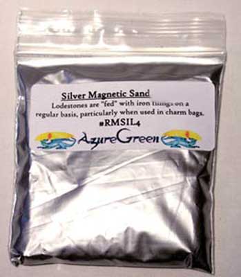 Silver Magnetic Sand (Lodestone Food)  4oz
