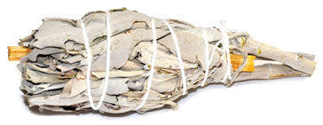 
            
                Load image into Gallery viewer, 4&amp;quot; Sage &amp;amp; Palo Santo smudge (not bagged)
            
        
