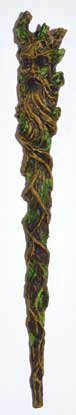 
            
                Load image into Gallery viewer, 9&amp;quot; Greenman wand
            
        